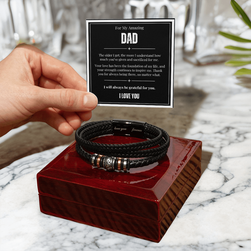 For My Amazing Dad Bracelet, Perfect Dad Gift