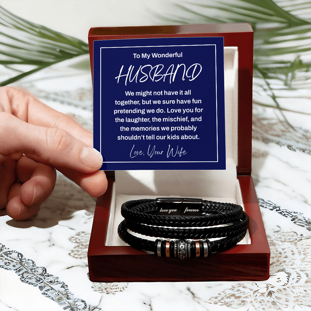 To My Wonderful Husband—The Perfect Fun-Loving Bracelet
