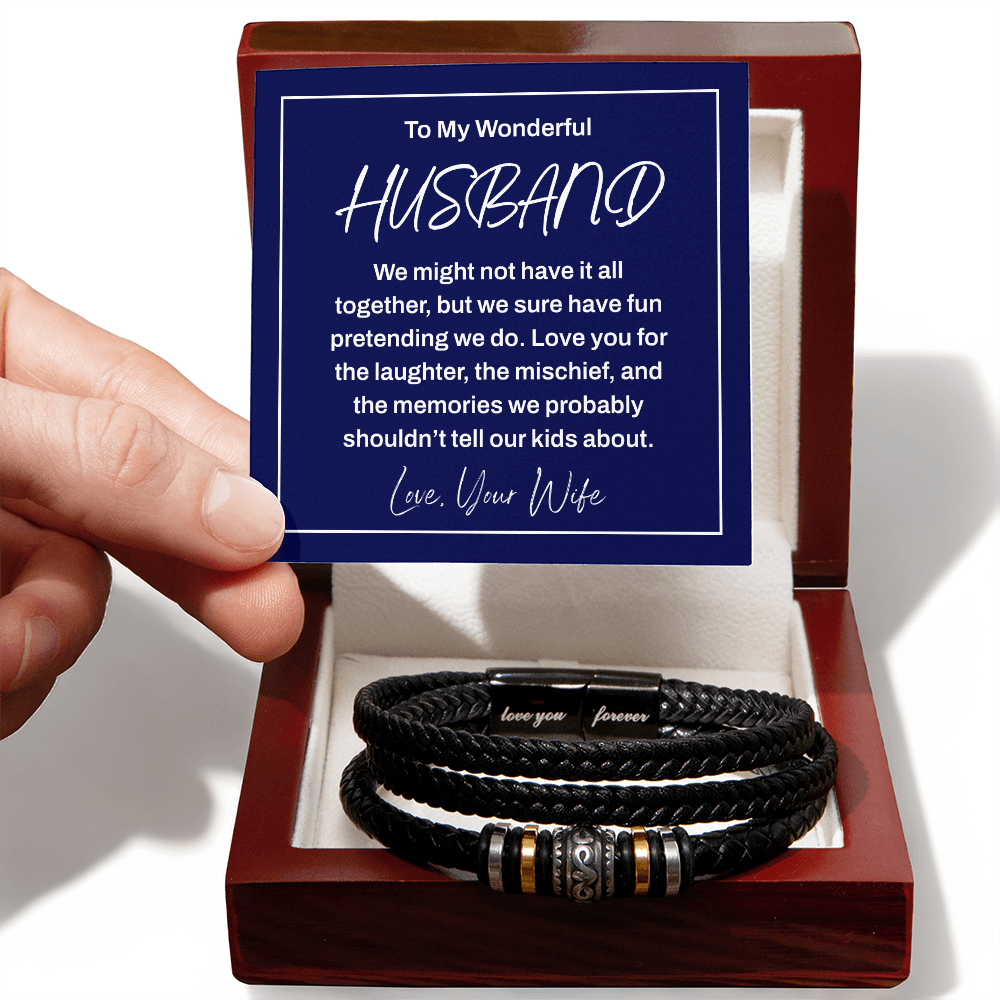 To My Wonderful Husband—The Perfect Fun-Loving Bracelet