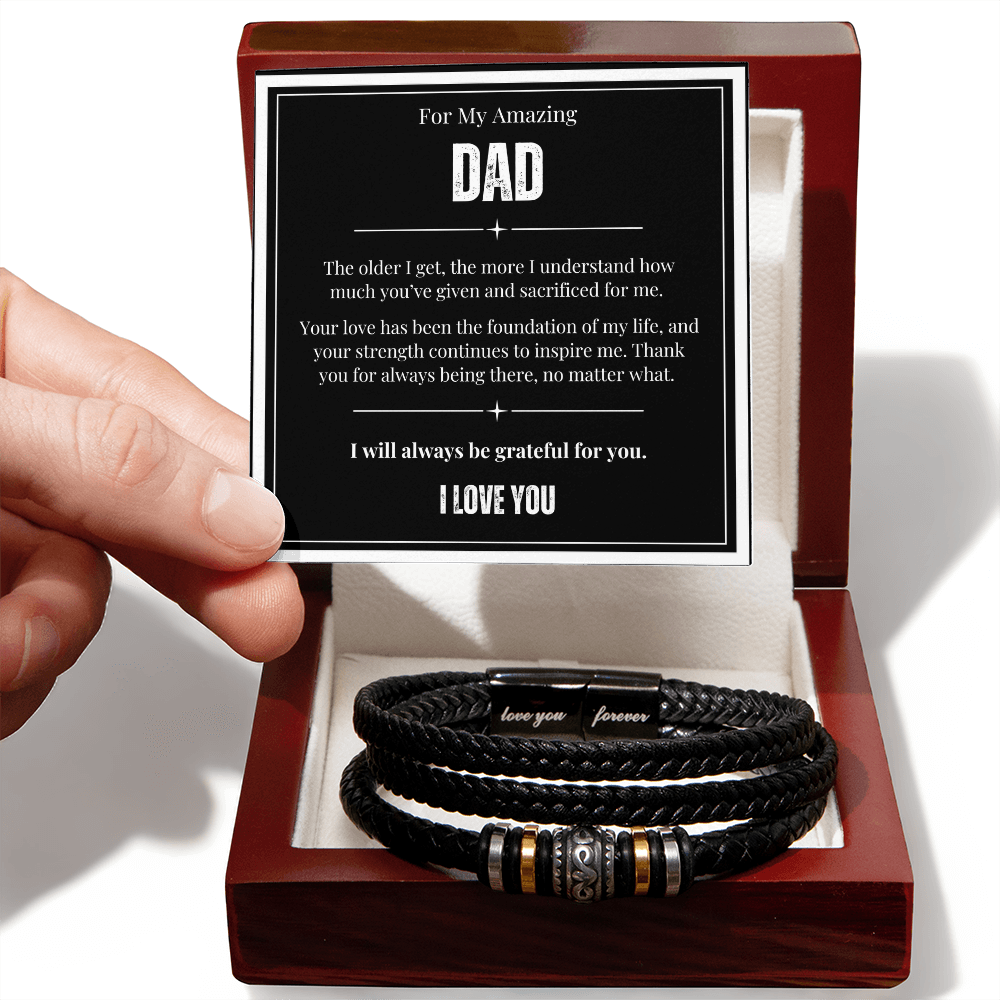 For My Amazing Dad Bracelet, Perfect Dad Gift