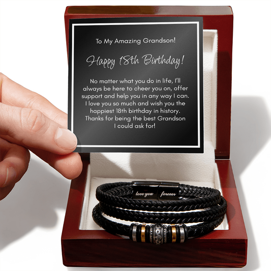 18th Birthday Gift For A Cherished Grandson
