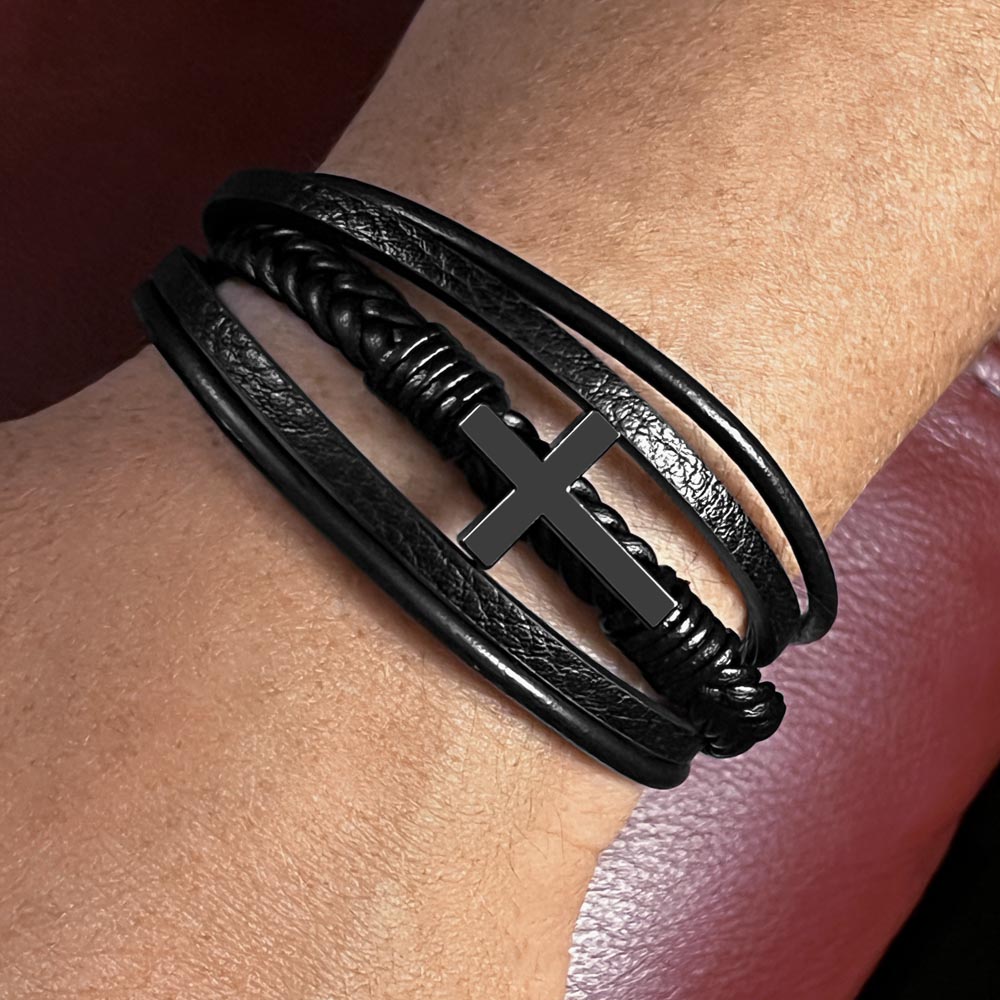 A Legacy of Strength and Pride: The Grandson's Graduation Message Bracelet