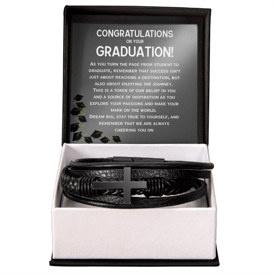 Inspire His Next Great Adventure: The Mens Graduation Bracelet and Message Card