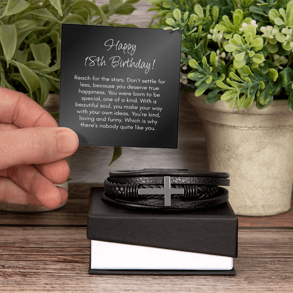 18th Birthday Gift - Gorgeous Bracelet For Him