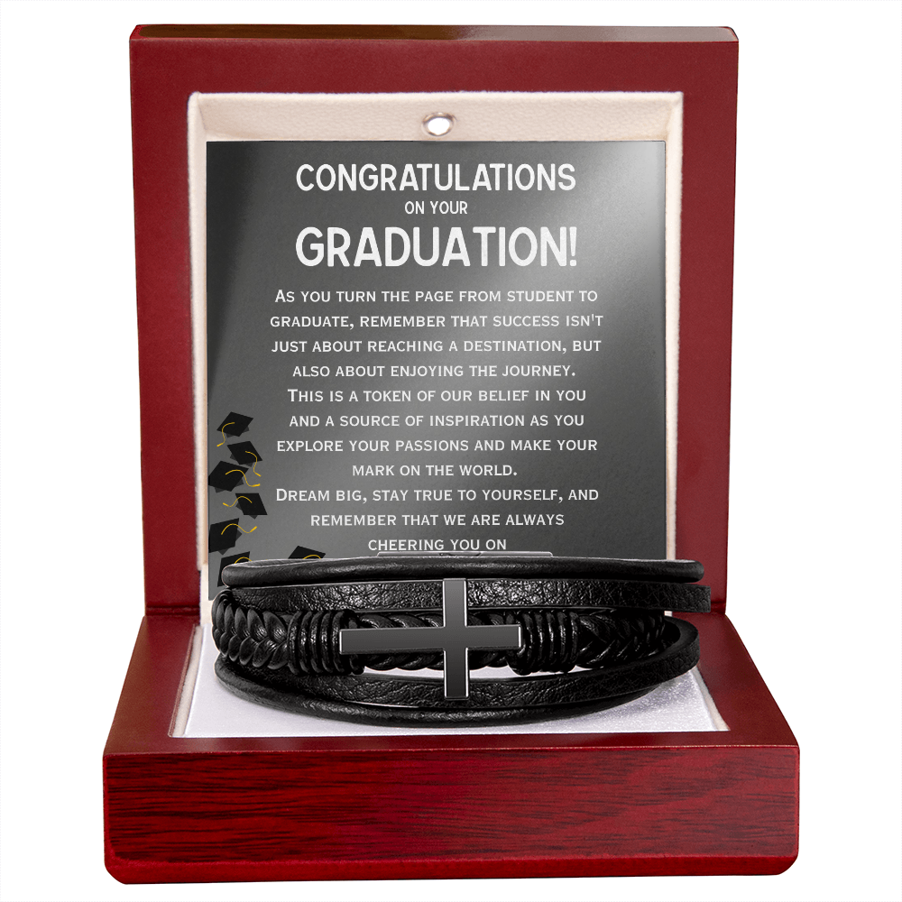 Inspire His Next Great Adventure: The Mens Graduation Bracelet and Message Card