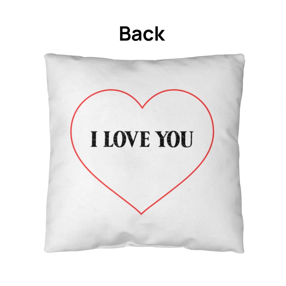 To My Wife – The Queen of My Heart Pillow