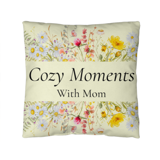 Cozy Moments with Mom – Sweet Floral Pillow For Moms Spot!