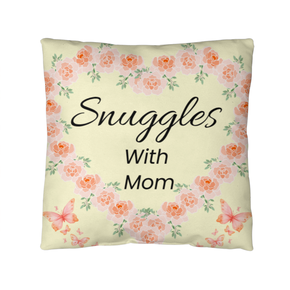Snuggles with Mom – Cute Pillow For Moms Favorite Place