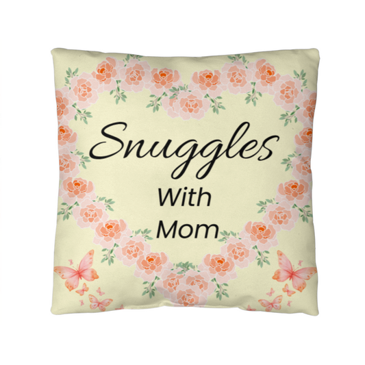 Snuggles with Mom – Cute Pillow For Moms Favorite Place