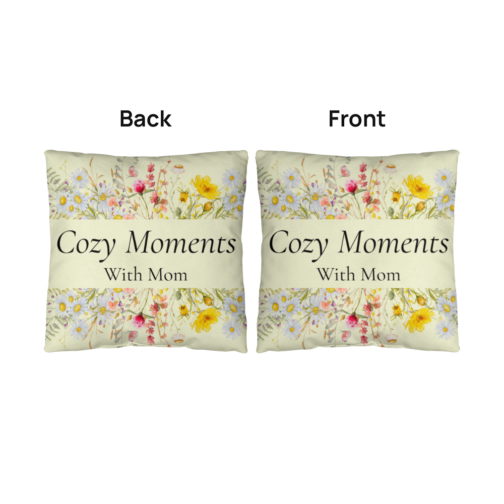 Cozy Moments with Mom – Sweet Floral Pillow For Moms Spot!