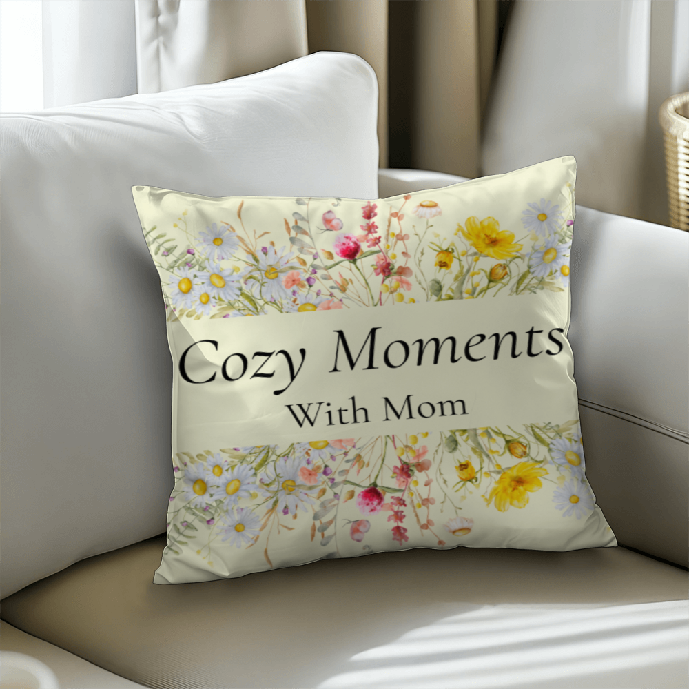 Cozy Moments with Mom – Sweet Floral Pillow For Moms Spot!