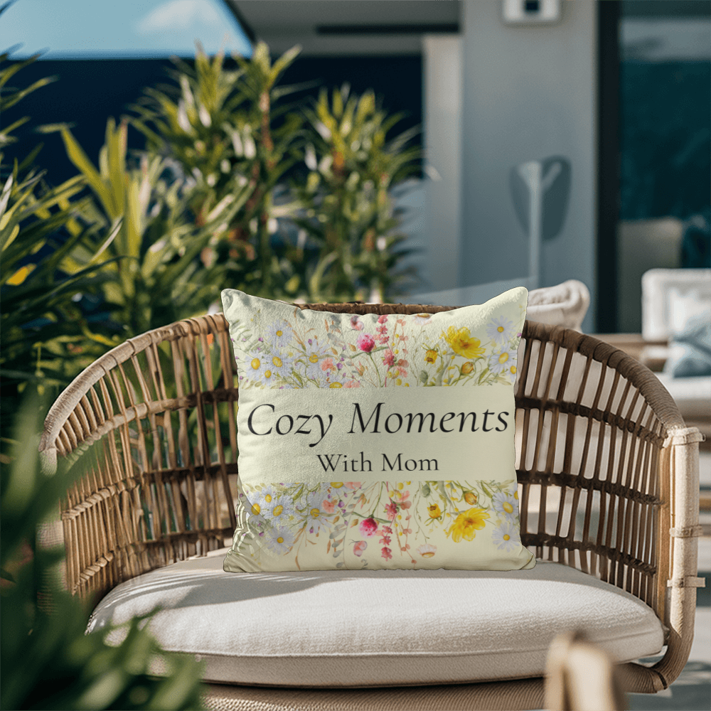 Cozy Moments with Mom – Sweet Floral Pillow For Moms Spot!