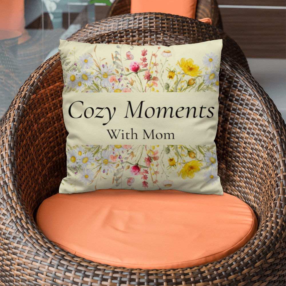 Cozy Moments with Mom – Sweet Floral Pillow For Moms Spot!