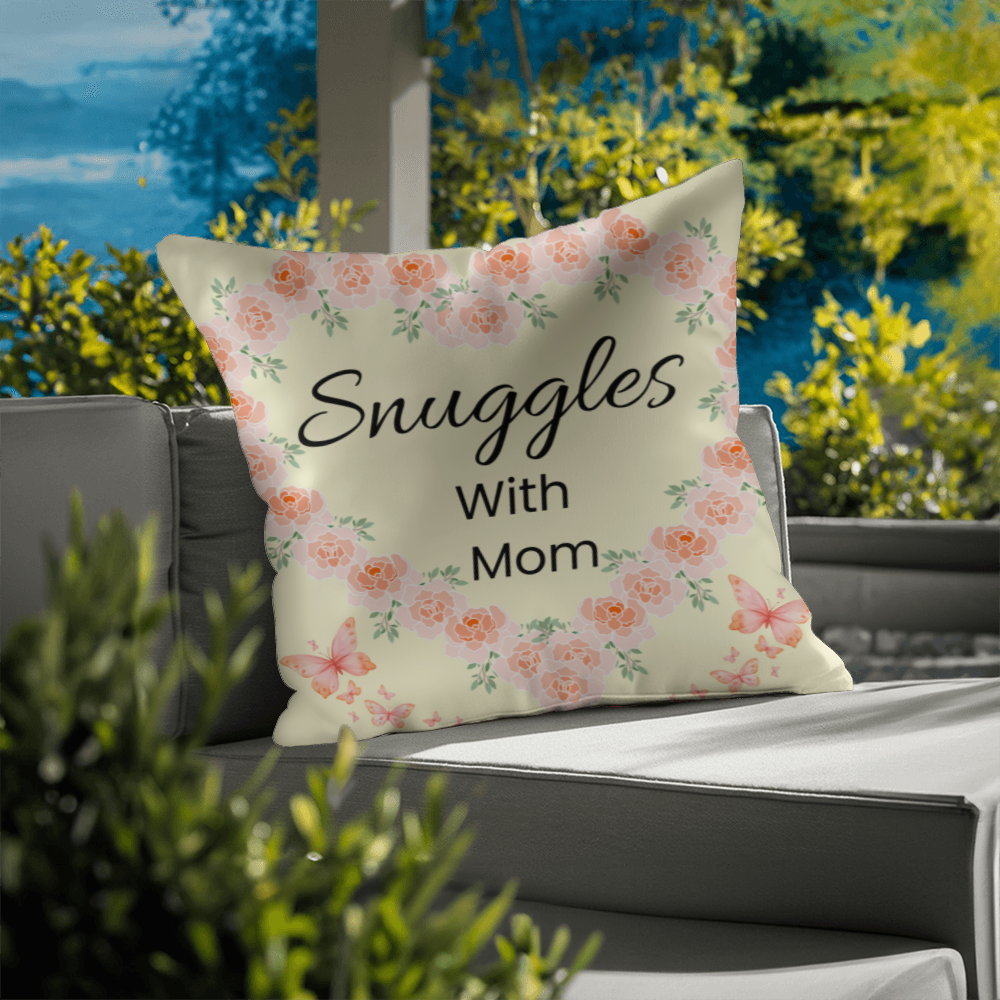 Snuggles with Mom – Cute Pillow For Moms Favorite Place