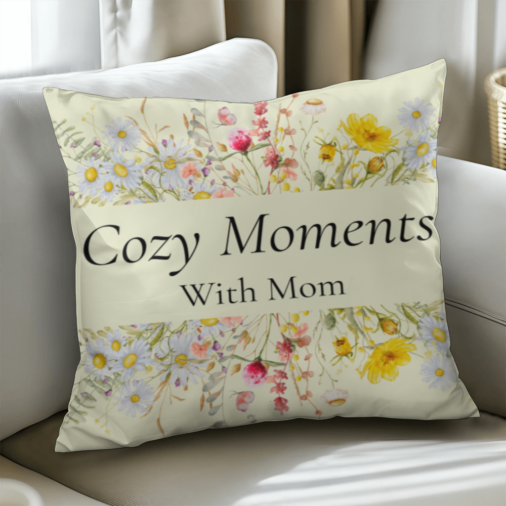Cozy Moments with Mom – Sweet Floral Pillow For Moms Spot!
