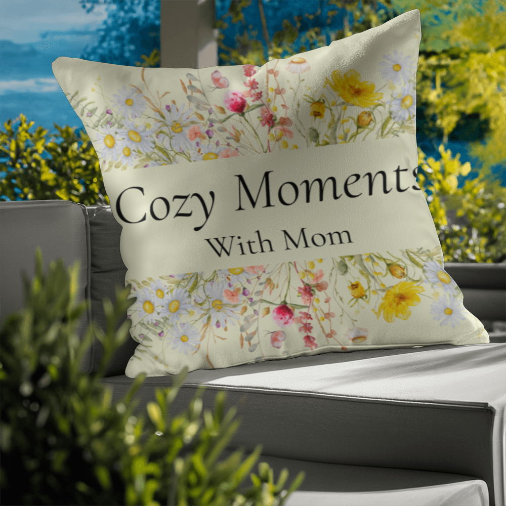 Cozy Moments with Mom – Sweet Floral Pillow For Moms Spot!