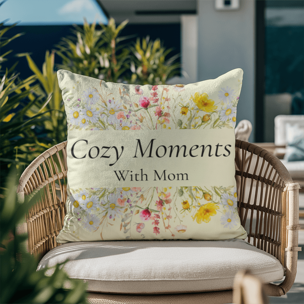 Cozy Moments with Mom – Sweet Floral Pillow For Moms Spot!