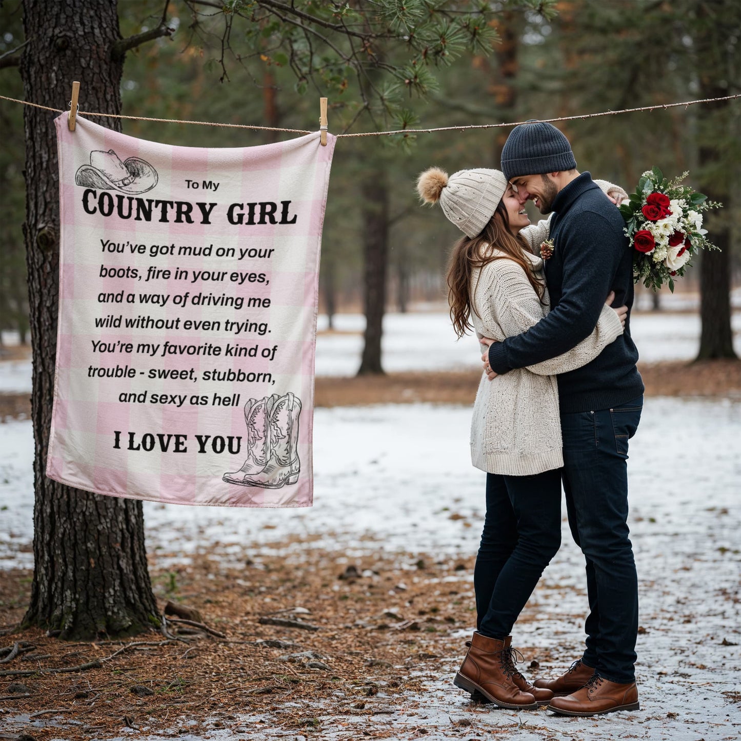 Cozy Blanket For Your Country Girl