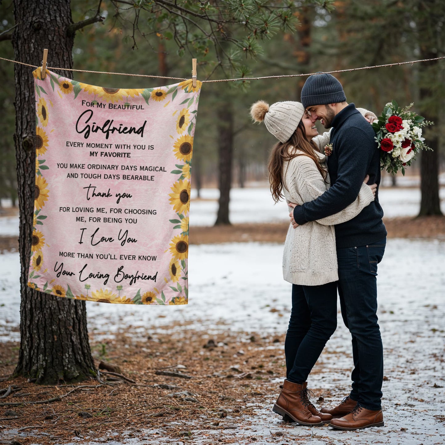 To My Girlfriend — Magical Moments Love Blanket