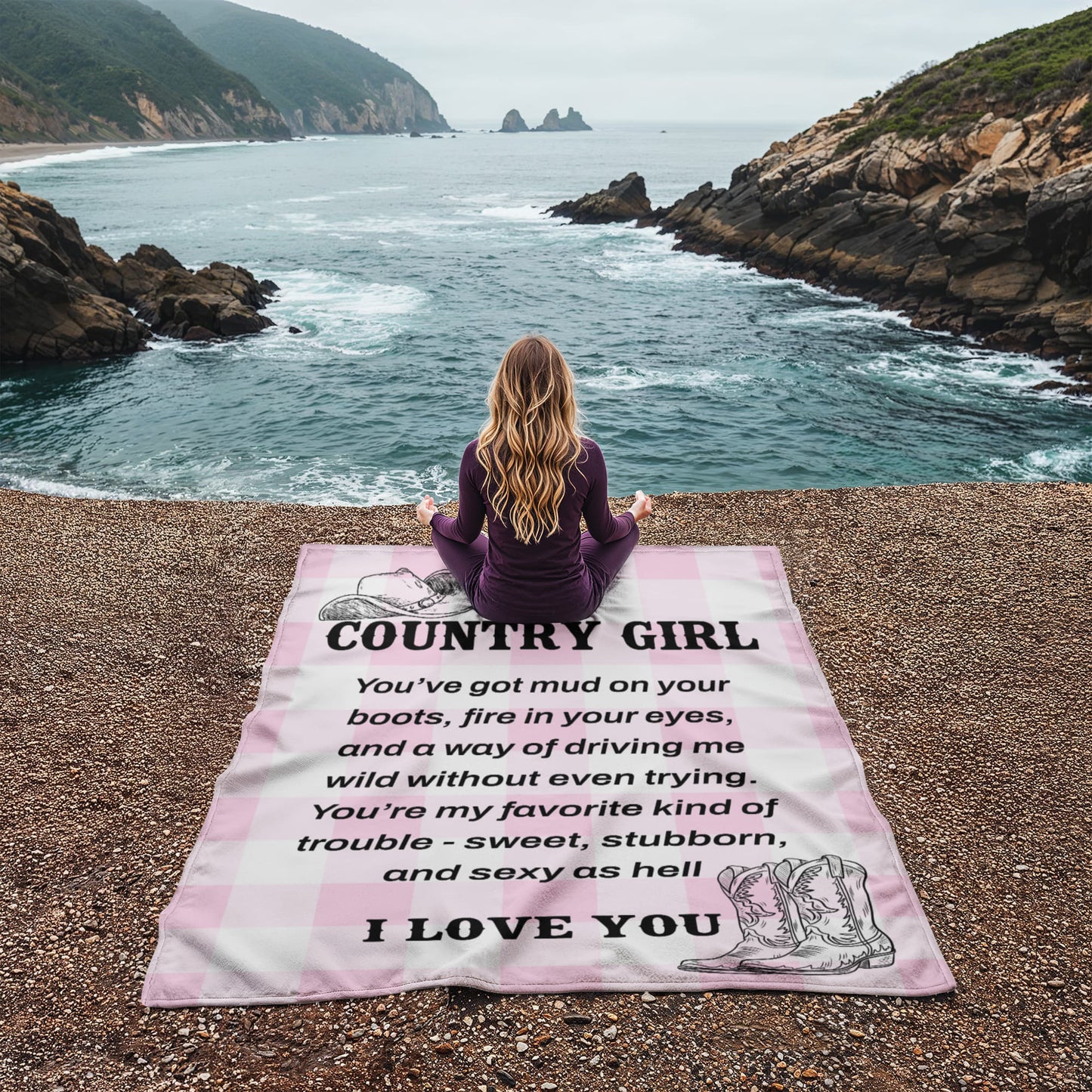 Cozy Blanket For Your Country Girl