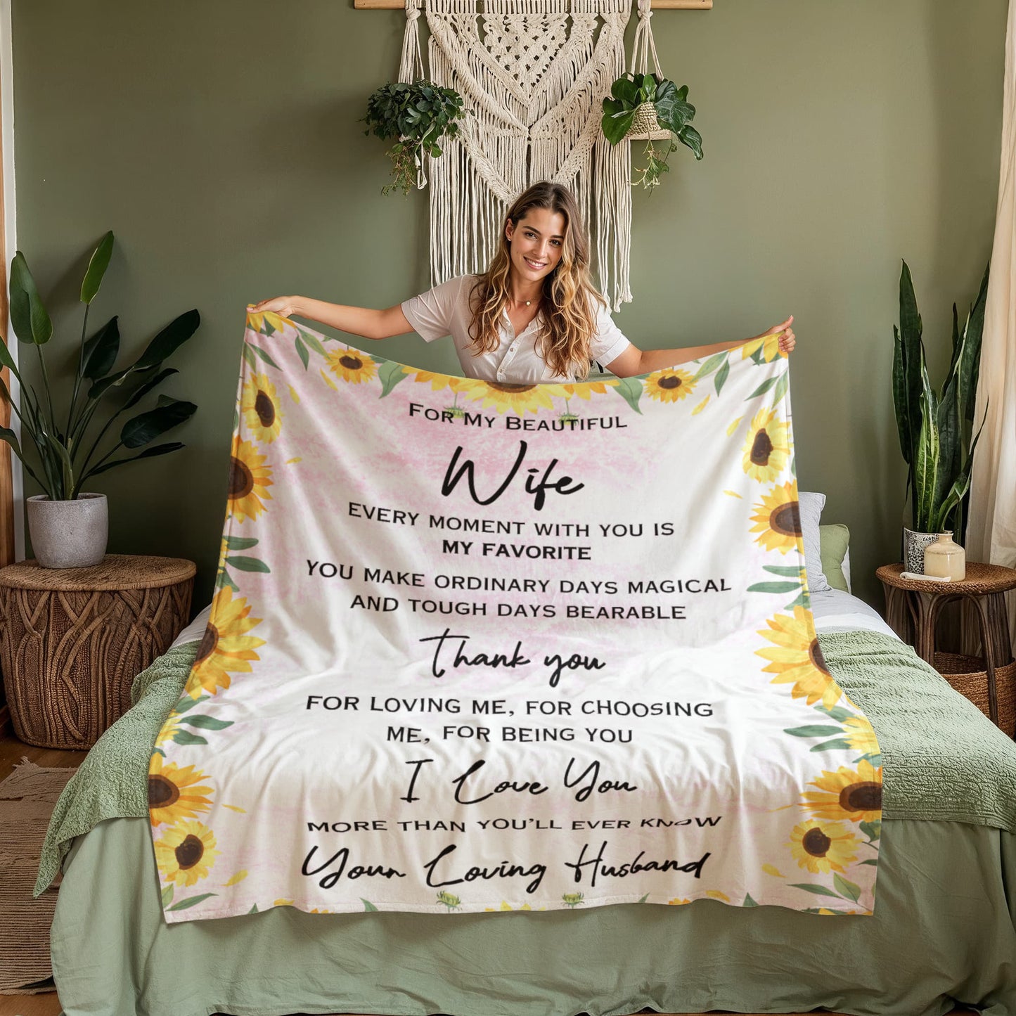 To My Wiife — Magical Moments Love Blanket