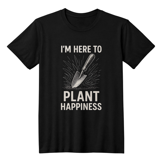 I'm Here to Plant Happiness T-Shirt 🌱✨