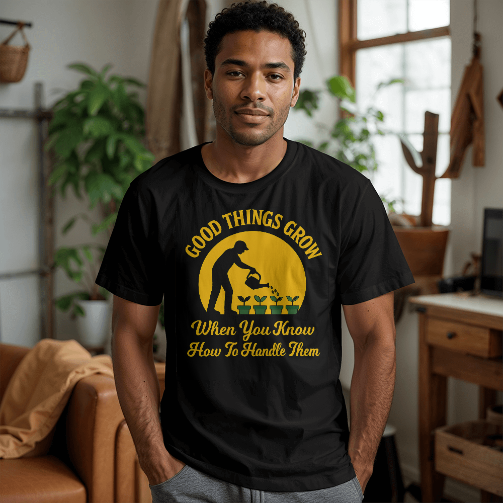 Good Things Grow When You Know How To Handle Them - Gardening T-Shirt For Men