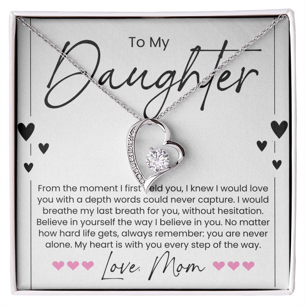 Necklace for A Cherished Daughter, From Mom