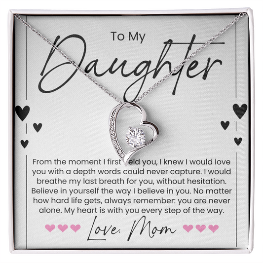 Necklace for A Cherished Daughter, From Mom