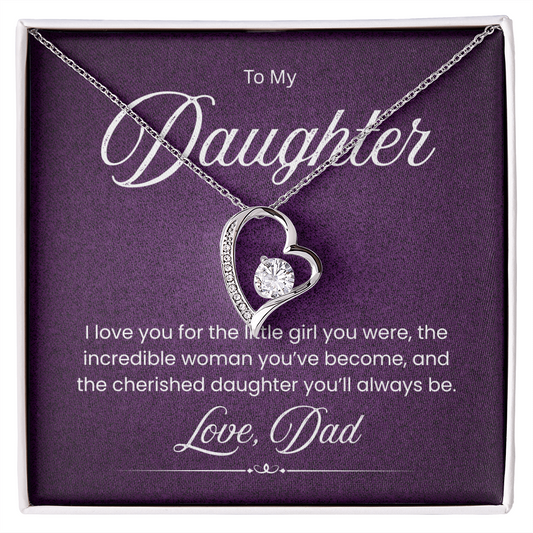 Necklace For A Wonderful Daughter, From Her Dad