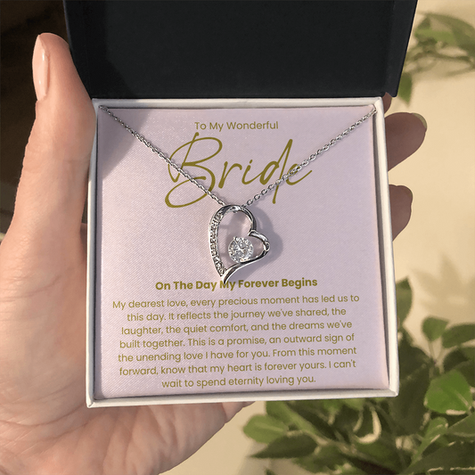 Necklace For A Wonderful Bride, From her Groom