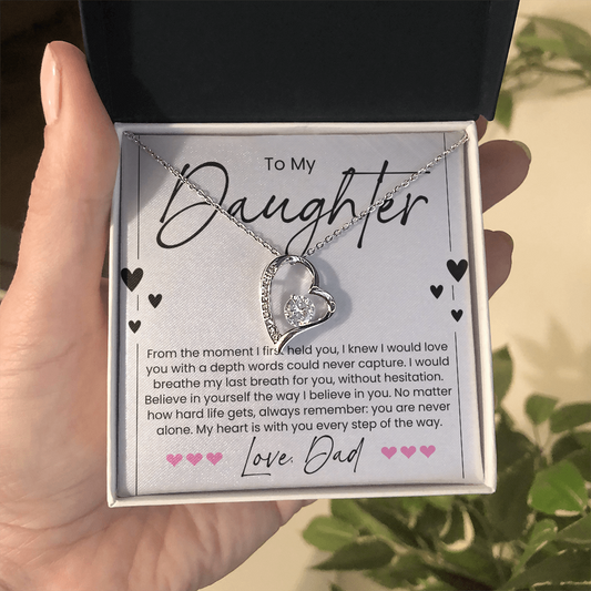 Necklace for A Cherished Daughter, From Dad
