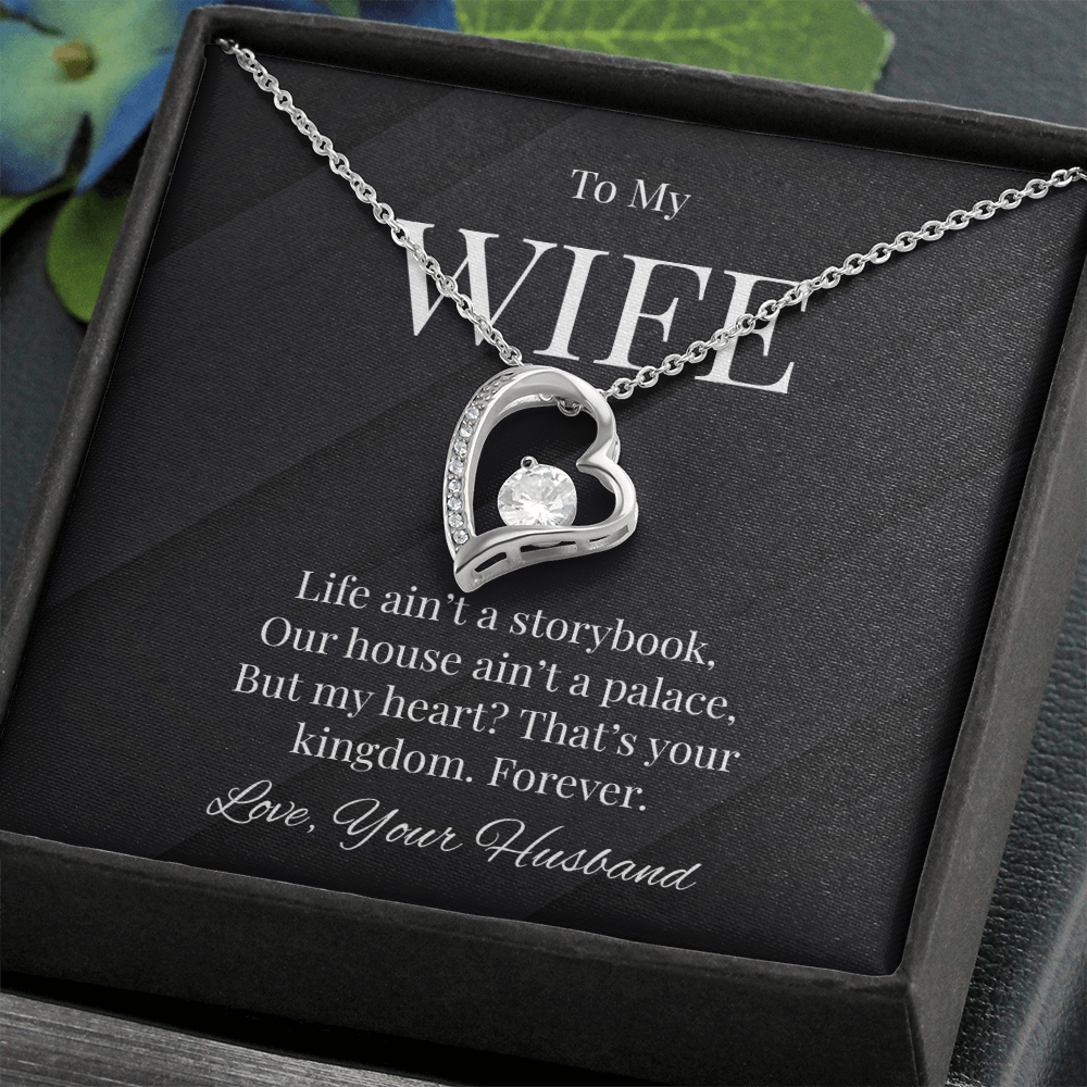 Title: To My Wife - Heartfelt Kingdom Necklace