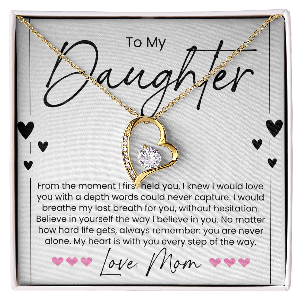 Necklace for A Cherished Daughter, From Mom