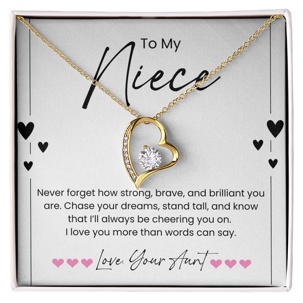 Necklace For A  Brave And Brilliant Niece