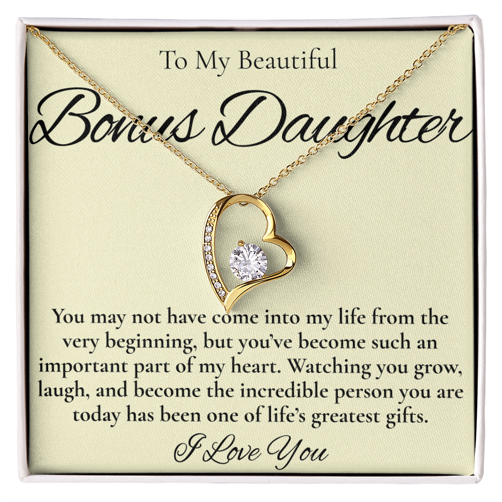 Necklace For A Brilliant Bonus Daughter
