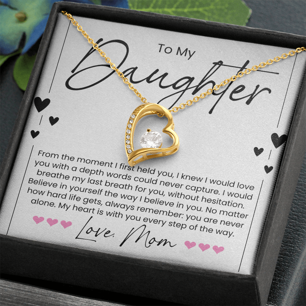 Necklace for A Cherished Daughter, From Mom