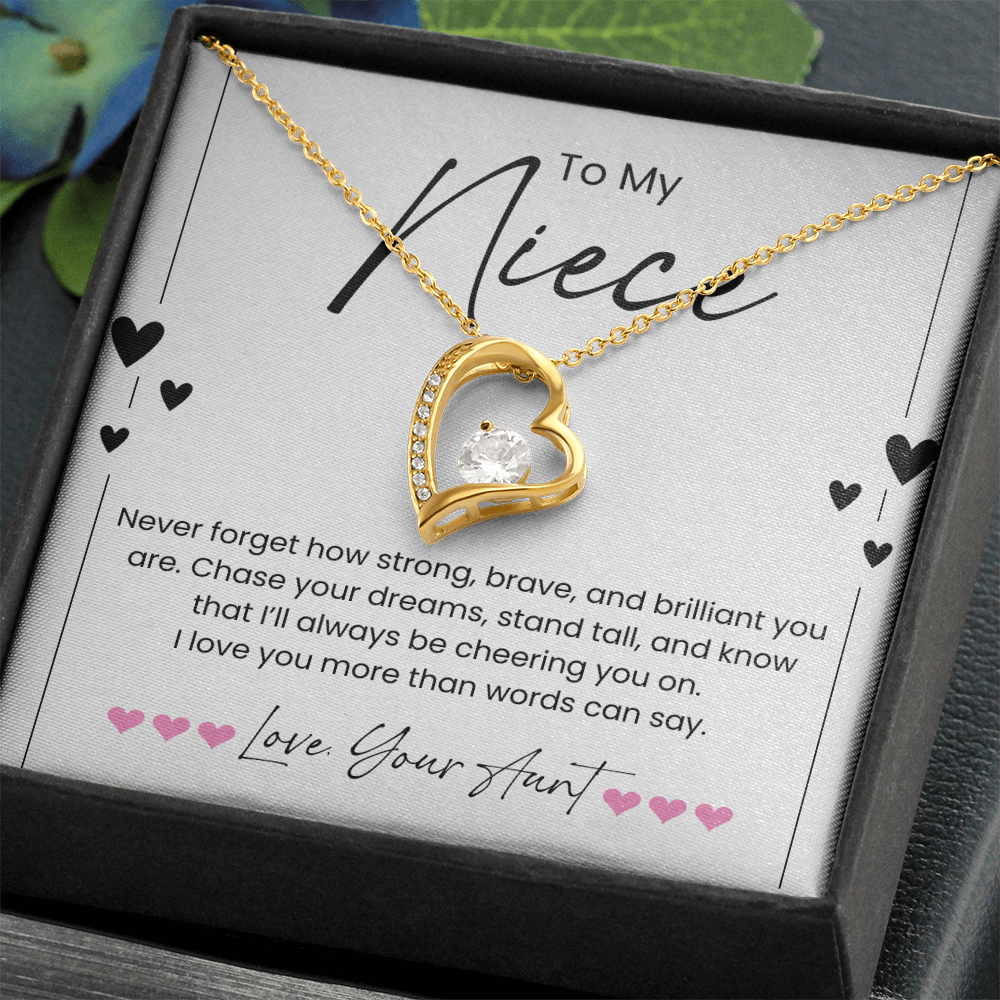 Necklace For A  Brave And Brilliant Niece