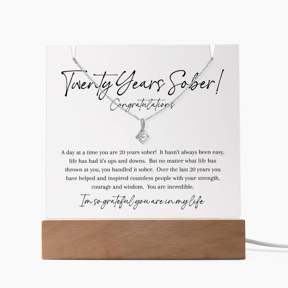 20 Years Sober Gift Set – Celebrating Two Decades of Recovery, Courage & Inspiration