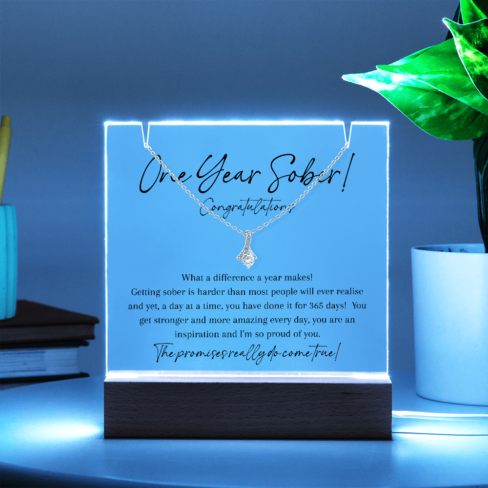 One Year Sober Gift Set – Celebrating 365 Days of Courage & Recovery