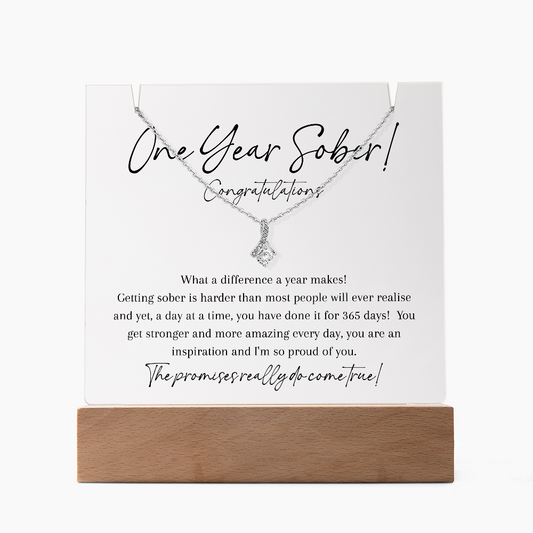 One Year Sober Gift Set – Celebrating 365 Days of Courage & Recovery