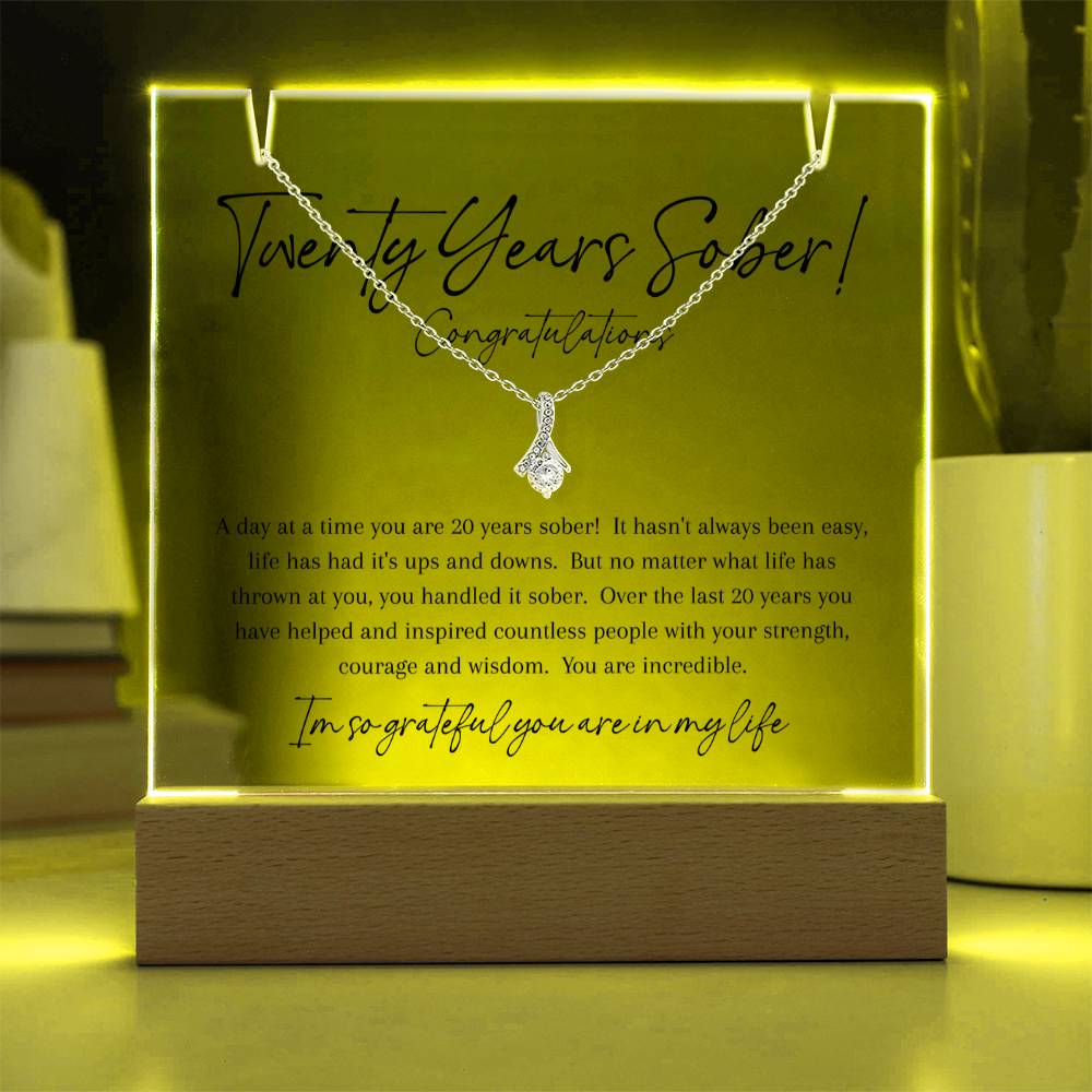 20 Years Sober Gift Set – Celebrating Two Decades of Recovery, Courage & Inspiration