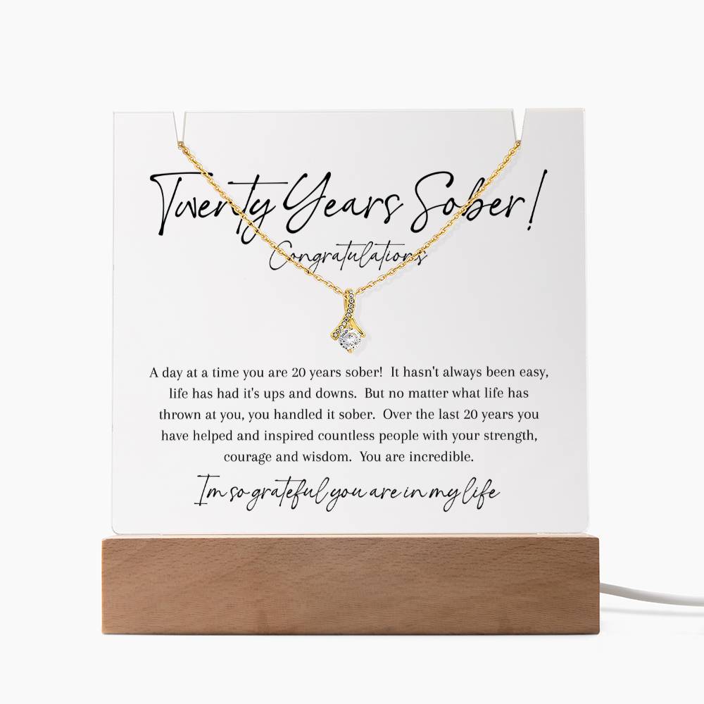 20 Years Sober Gift Set – Celebrating Two Decades of Recovery, Courage & Inspiration