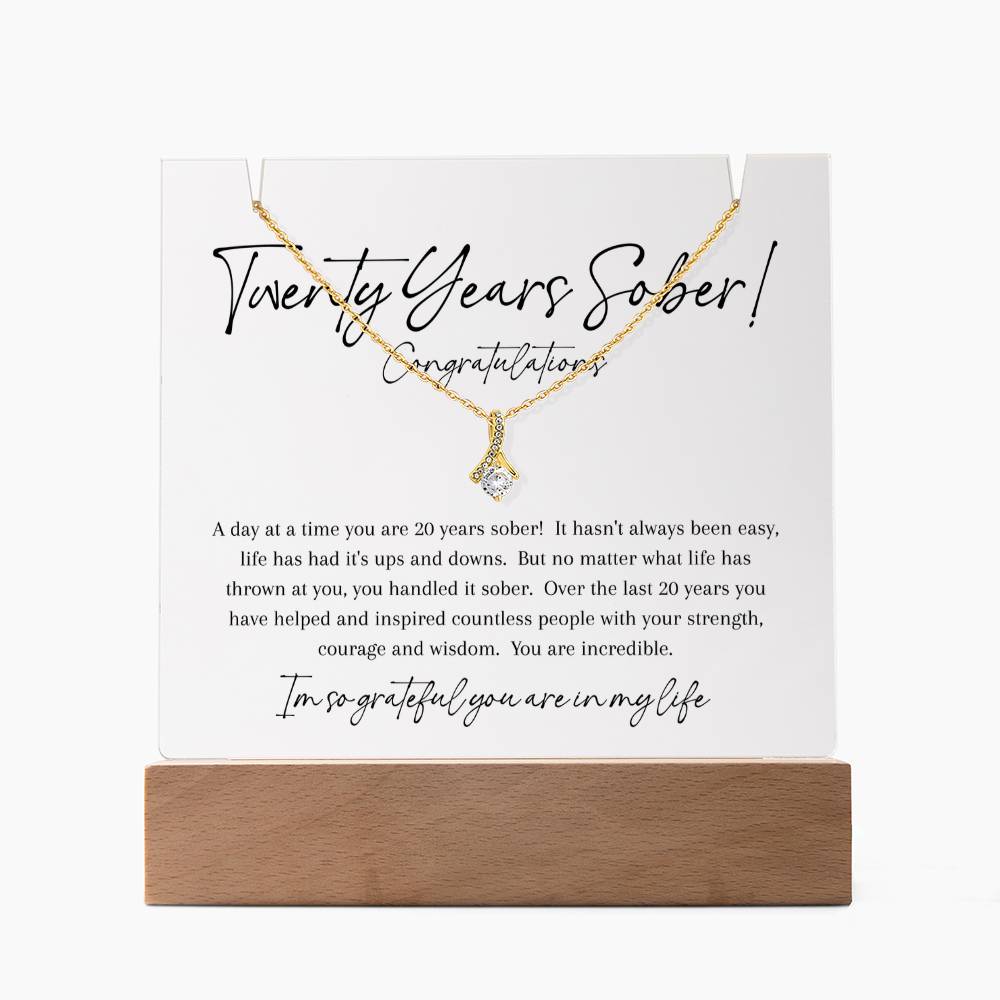 20 Years Sober Gift Set – Celebrating Two Decades of Recovery, Courage & Inspiration