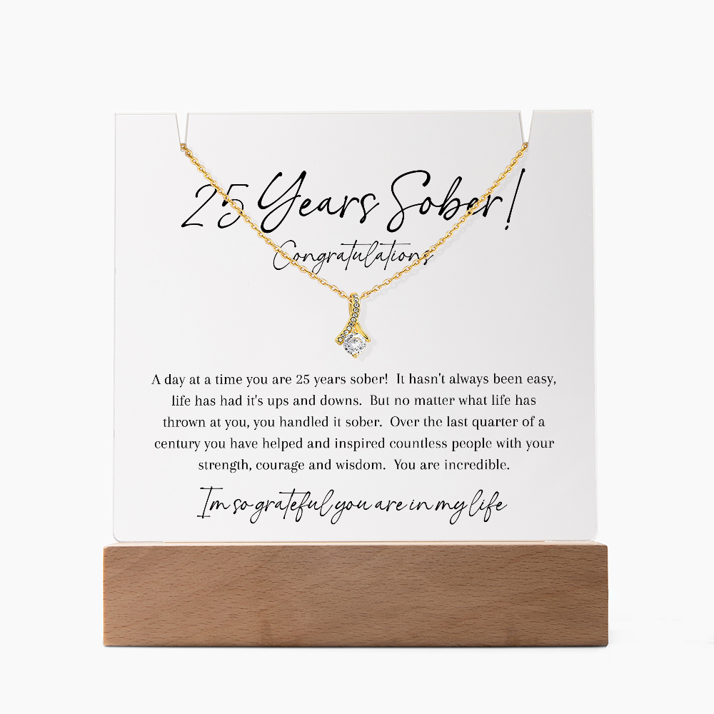 25 Years Sober Gift Set – Celebrating a Quarter Century of Recovery, Strength & Hope