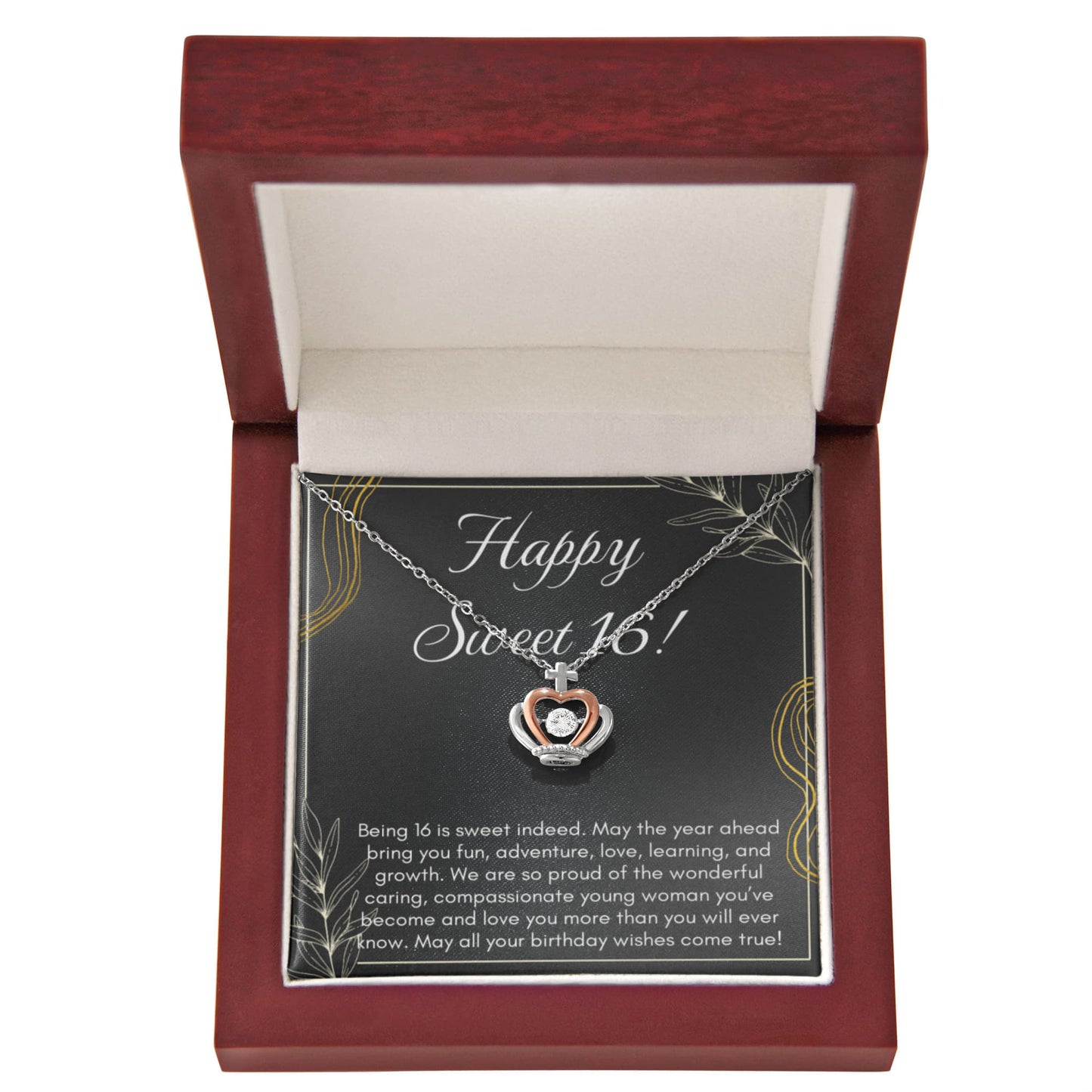 Happy Sweet 16th - Necklace For Her 16th Birthday