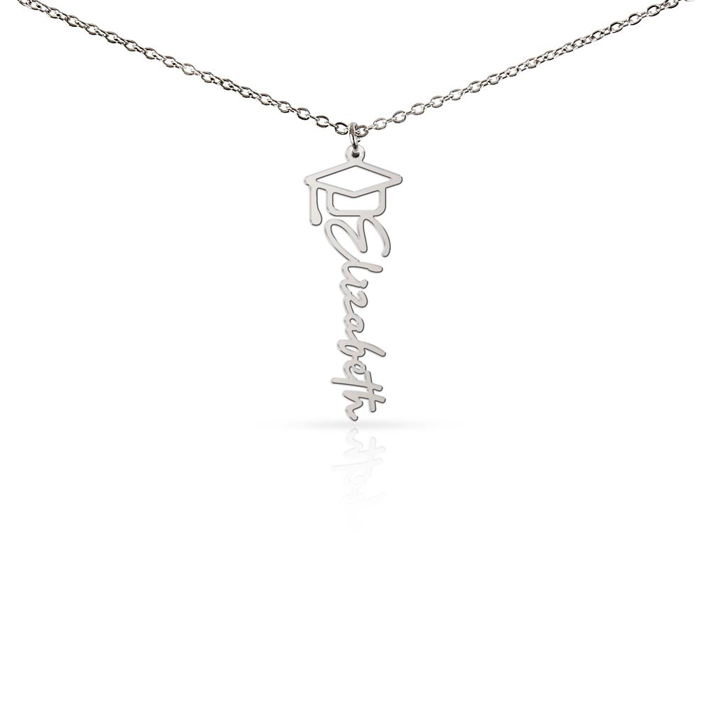 Class Of 2026 Personalized Graduation Gift, Custom Name Necklace