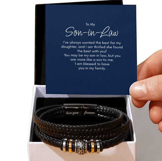 Gift Bracelet for Son in Law