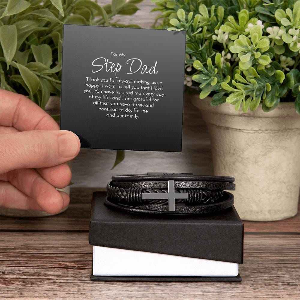 Step Dad Gift Bracelet