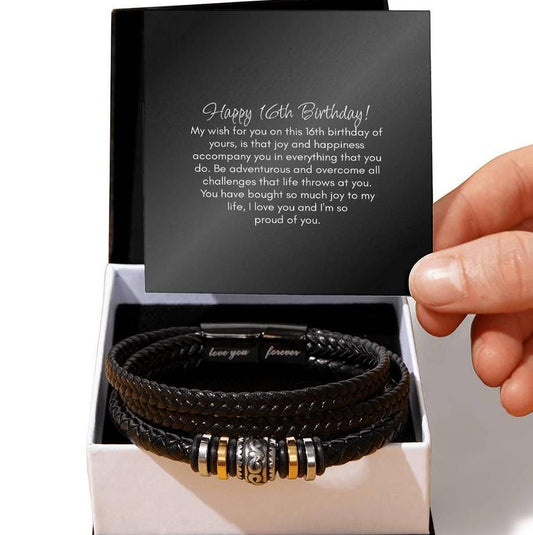 16th Birthday Gift Bracelet For Him